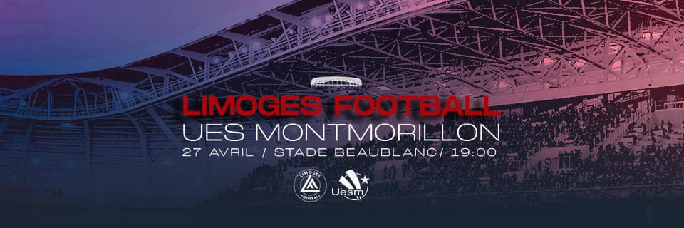 Un match inédit entre Limoges Football et Montmorillon au Stade de Beaublanc le 27 avril, en co-organisation avec le LH